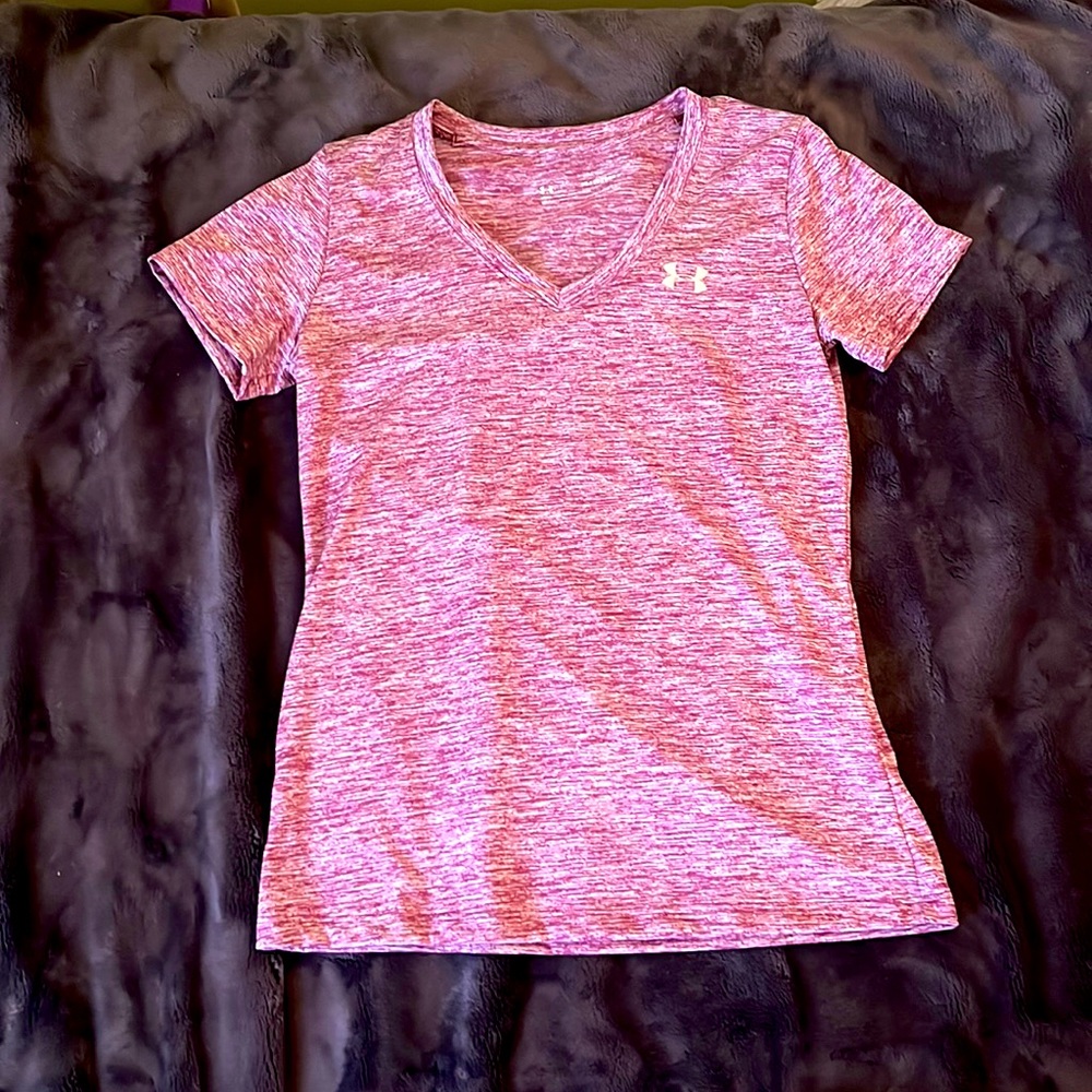 Purple heathered under armour size xs shirt